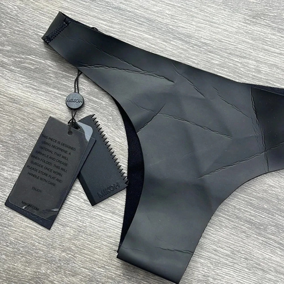 Mikoh Maldives Neoprene Bikini Bottoms, black - Picture 9 of 9